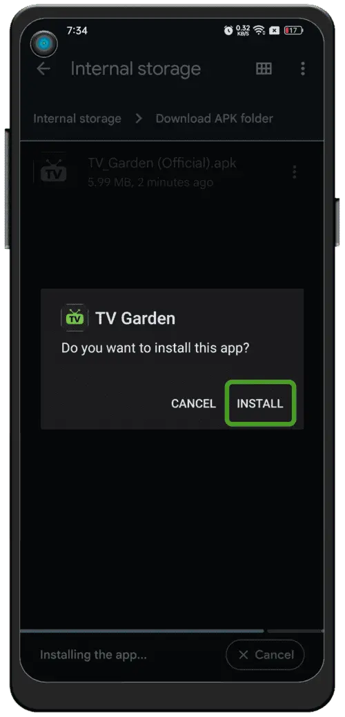 Install & Launch Elephant TV